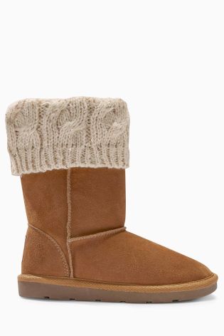Knitted Pull-On Boots (Older Girls)